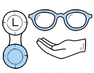 مراقبت بعد از لیزیک: عینک و لنز زدن