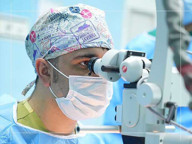 عملية الليزك للعيون على يد الدكتور وحيد بيجي